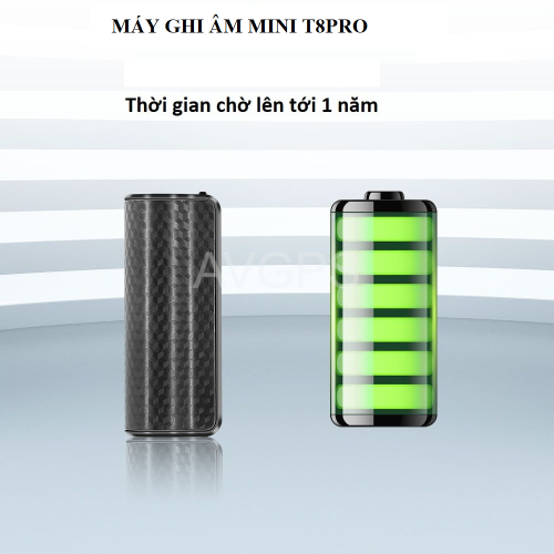 MÁY GHI ÂM NHỎ GỌN T8PRO, ghi âm cuộc họp quan trọng 